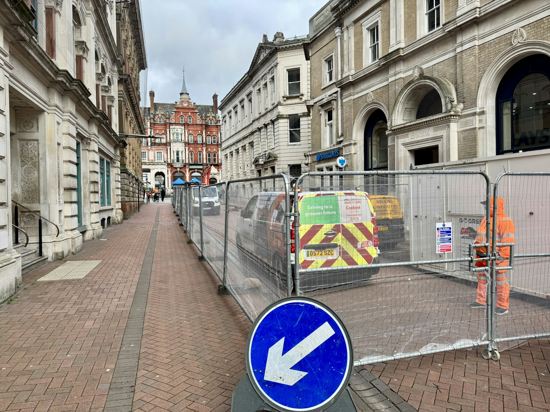 Works in Ipswich Town Centre for Greening project